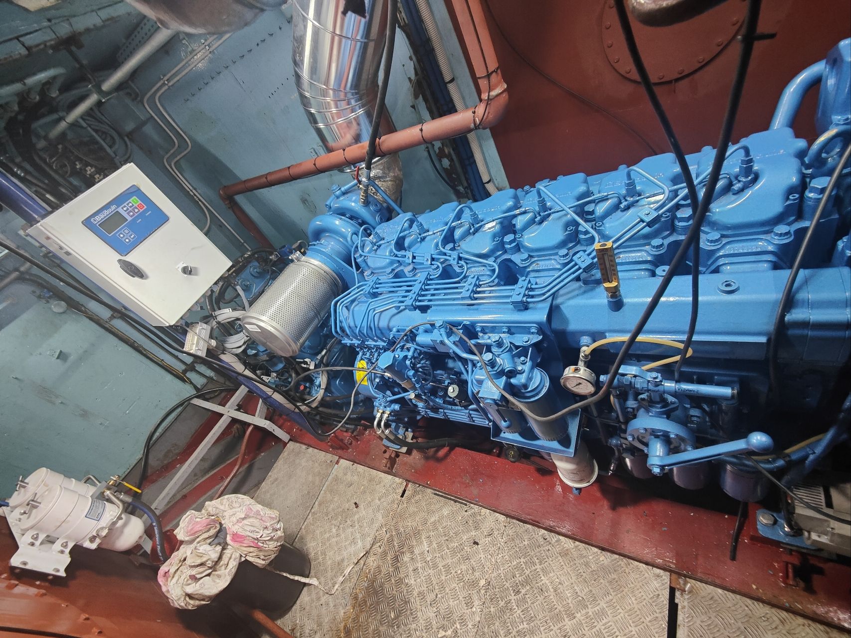 Premier BAUDOUIN 6M33.2 installé sur Port en Bessin