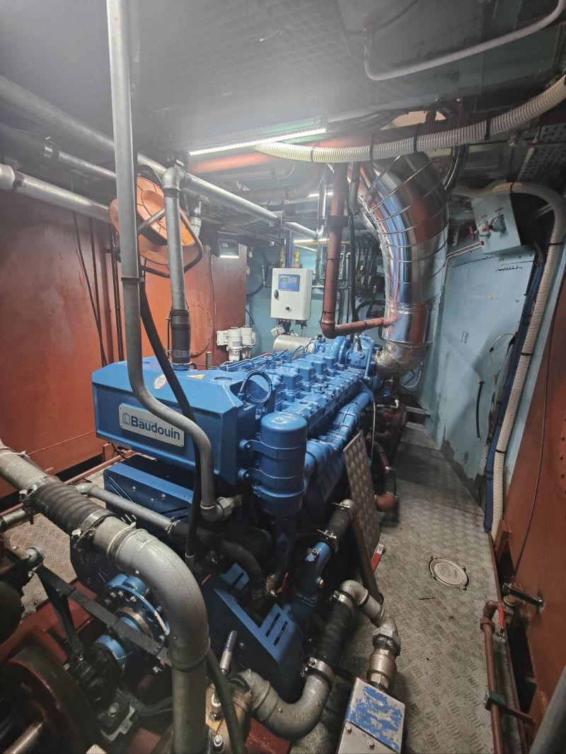 Premier BAUDOUIN 6M33.2 installé sur Port en Bessin